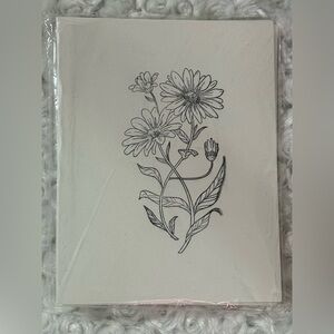 Floral Greeting Cards 6 per pack Handmade